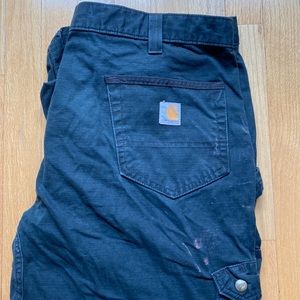Carharrt Relaxed Fit 40x30 Black Work Pants
